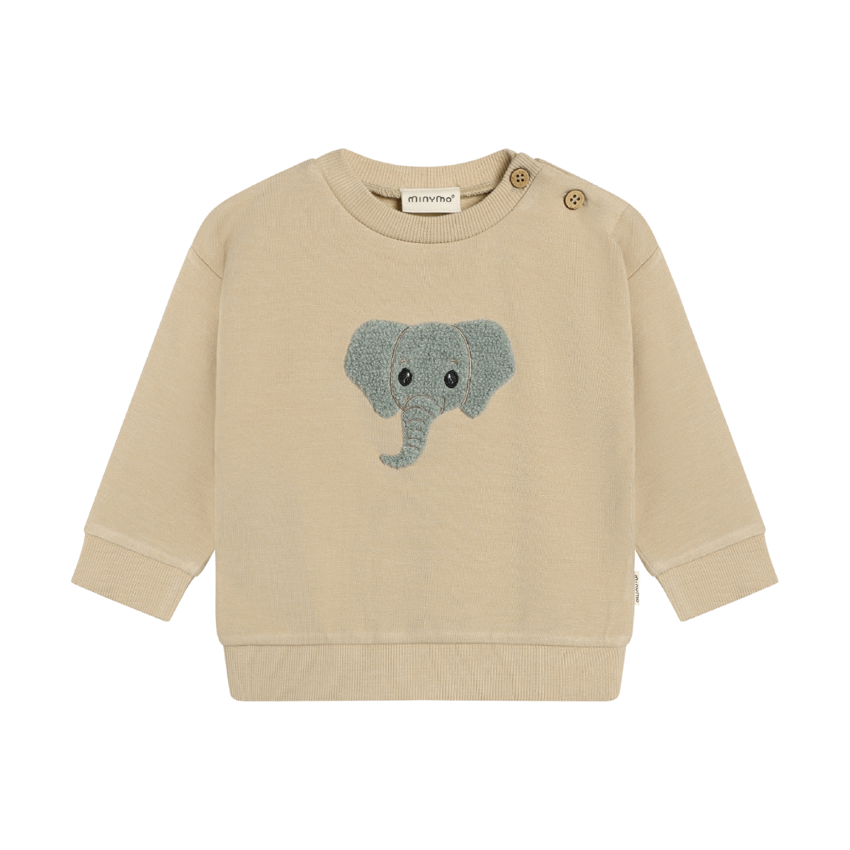 Minymo Baby Sweatshirt - Elephant