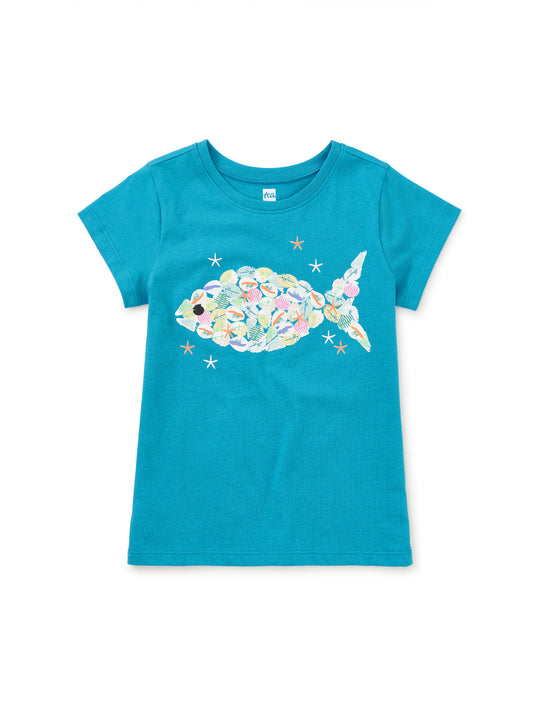 Tea Collection Graphic Tee - Shell Fish