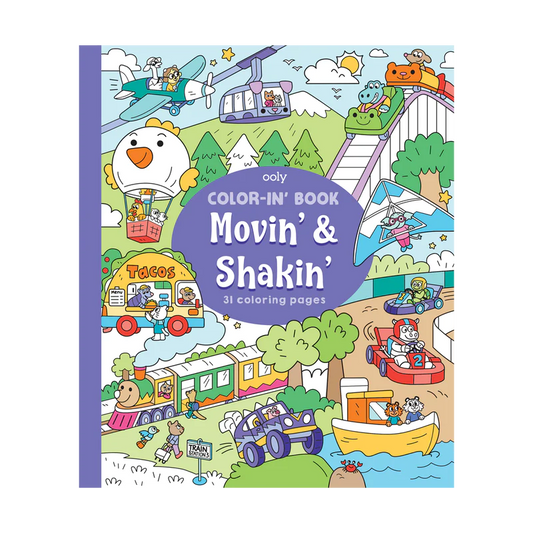 Ooly Coloring Book - Movin' & Shakin'