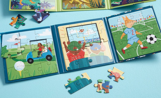 Magnetic Puzzle Book - Sports