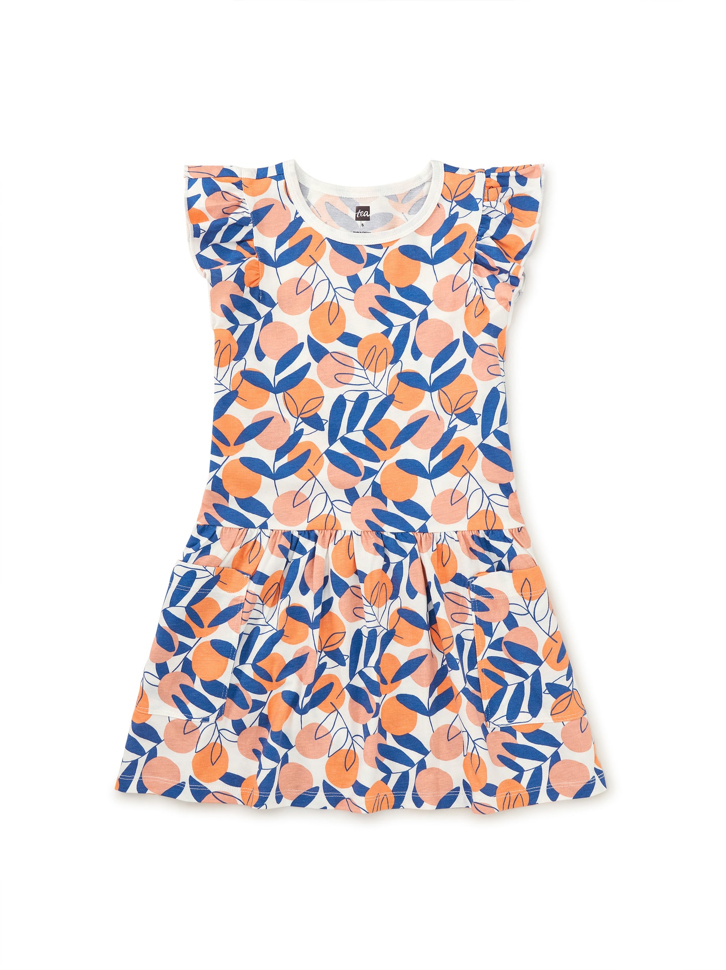 Tea Collection Dress - Mediterranean Citrus (Final Sale)