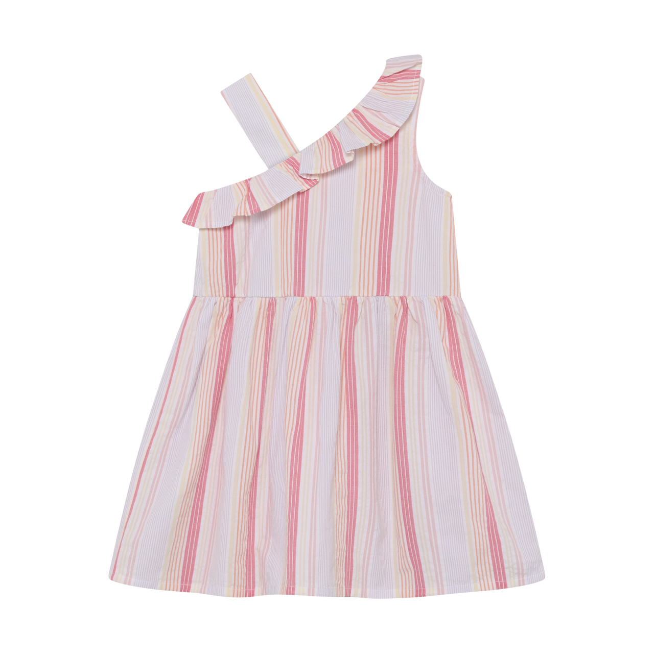 Minymo Dress - Seersucker Stripes