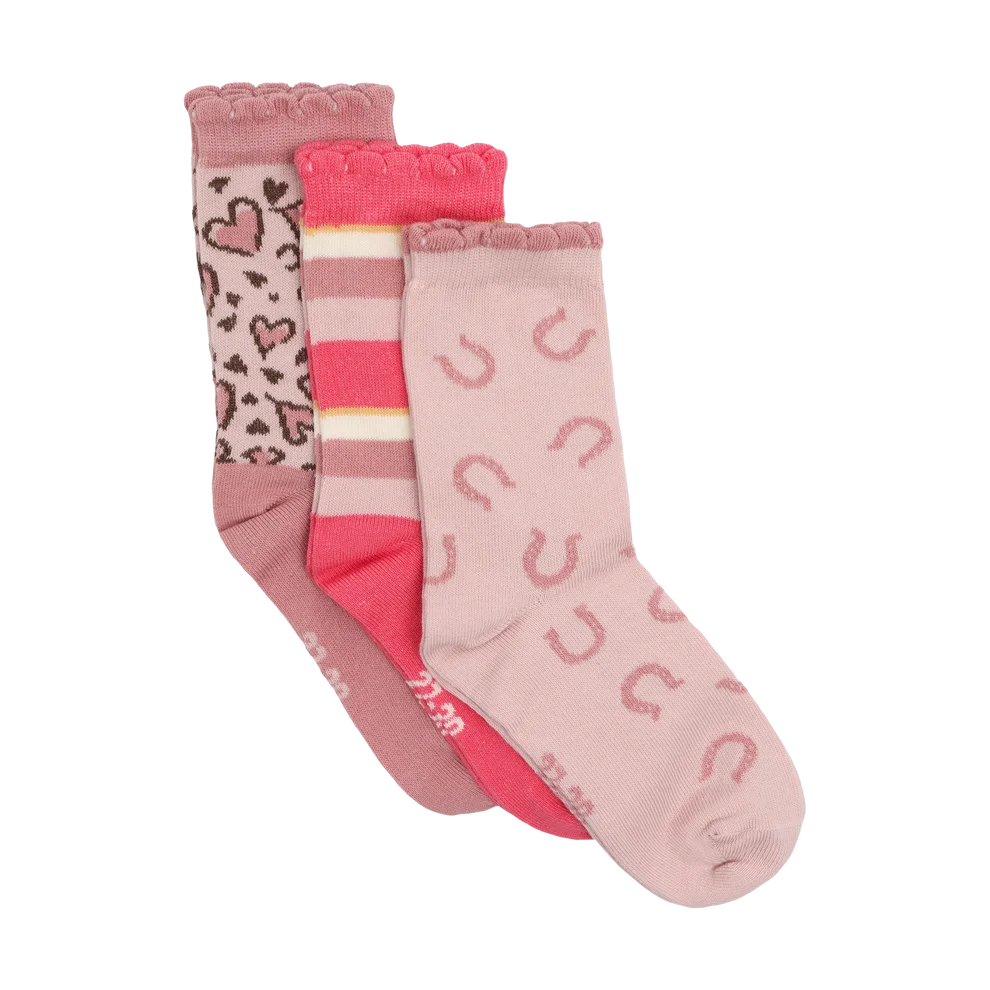 Minymo 2 Pack Socks - Pink Cameo