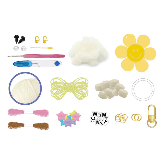 Little Bunny DIY Crochet Keychain Kit