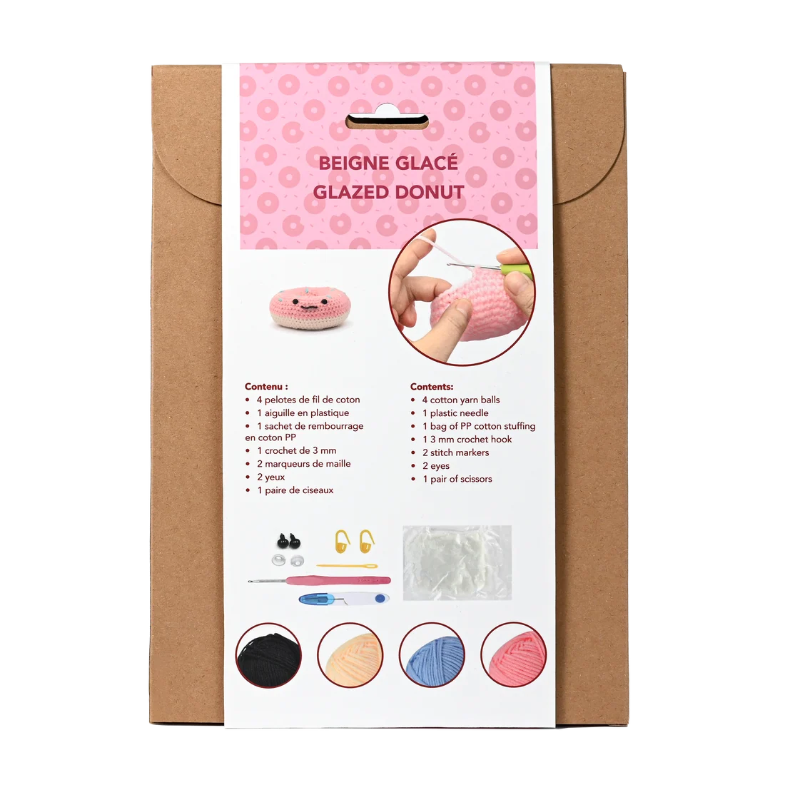 Glazed Donut DIY Crochet Kit