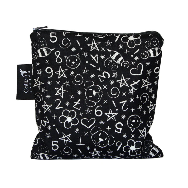 Chalkboard Reusable Snack Bag