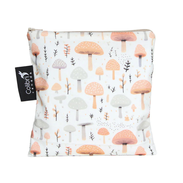 Mushrooms Reusable Snack Bag
