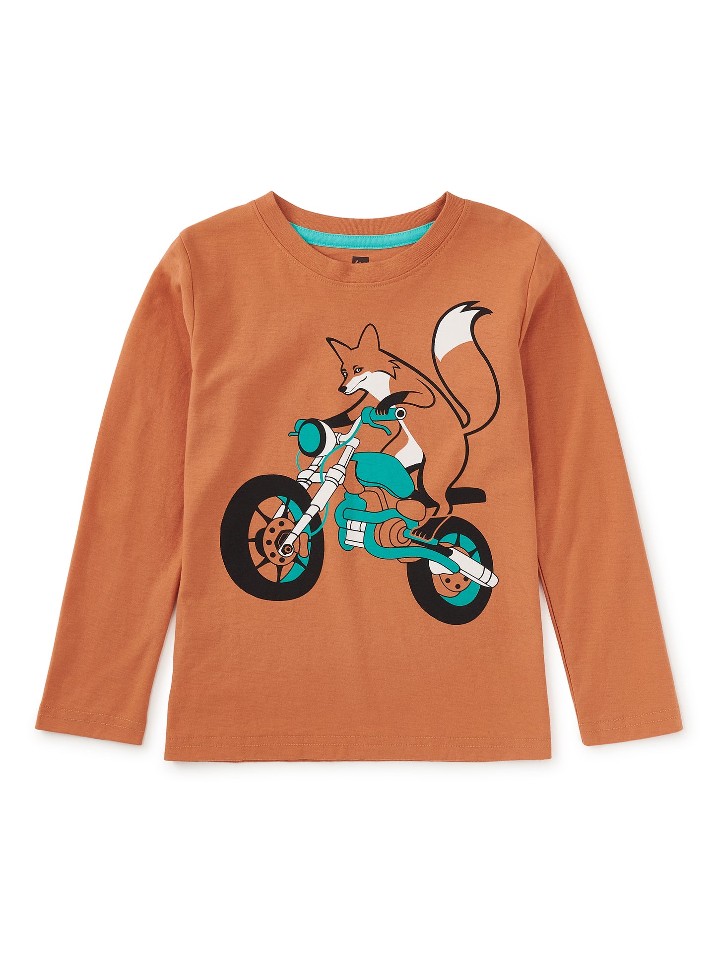 Tea Collection Graphic Tee - Motor Bike Fox