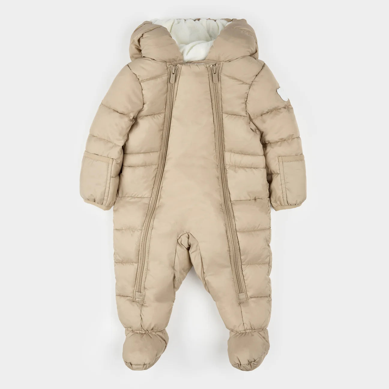 Petit Lem One Piece Snowsuit - Light Taupe