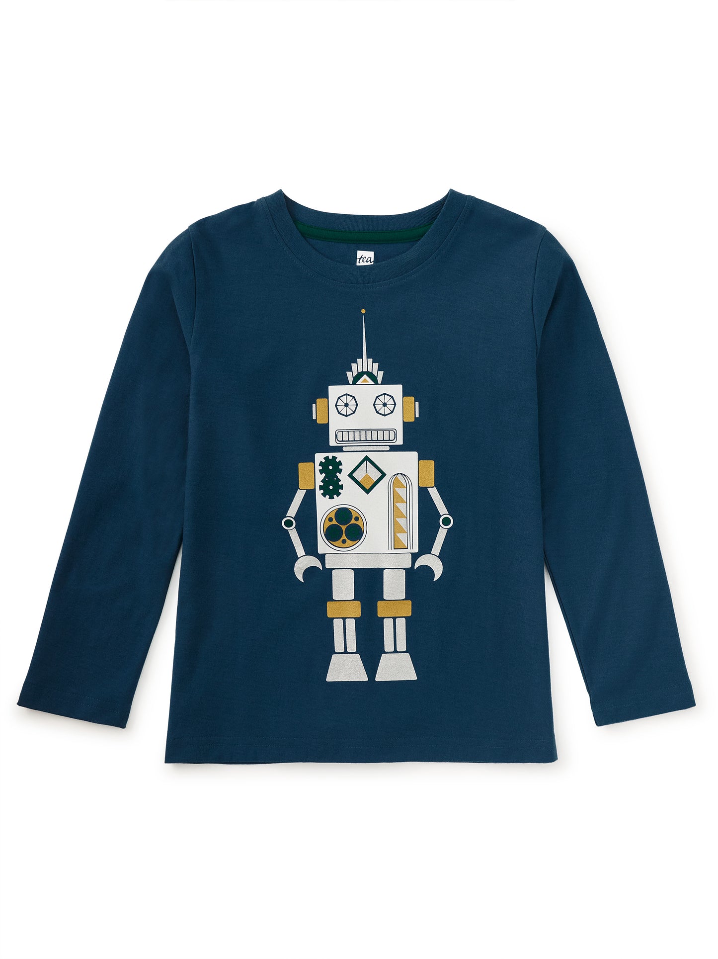Tea Collection Graphic Tee - Metallic Robot