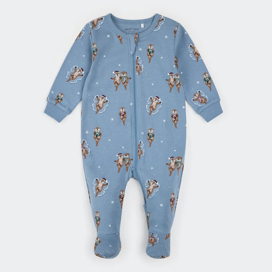 Otterly Festive Organic Cotton Sleeper
