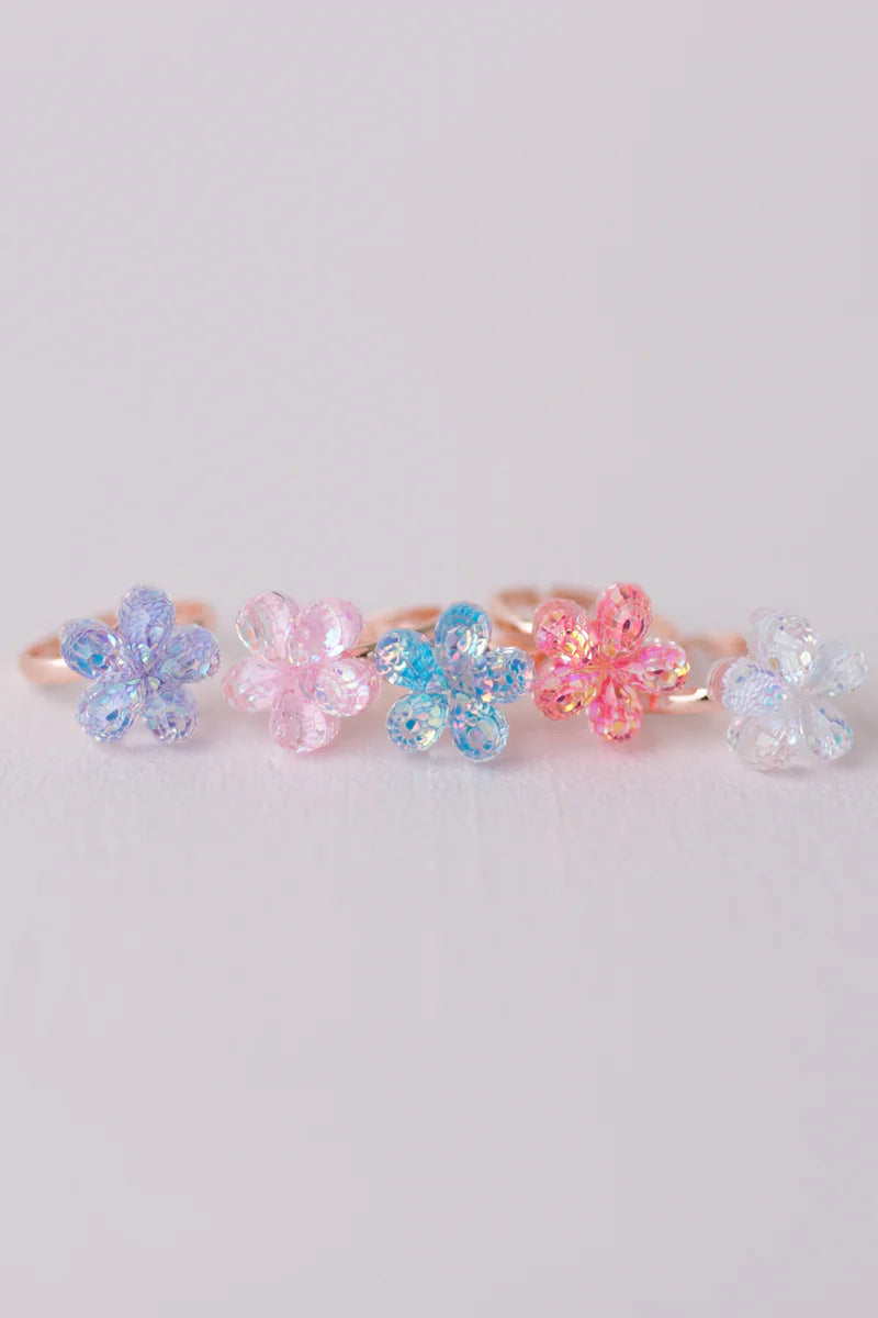 Shimmer Flower Boutique Ring