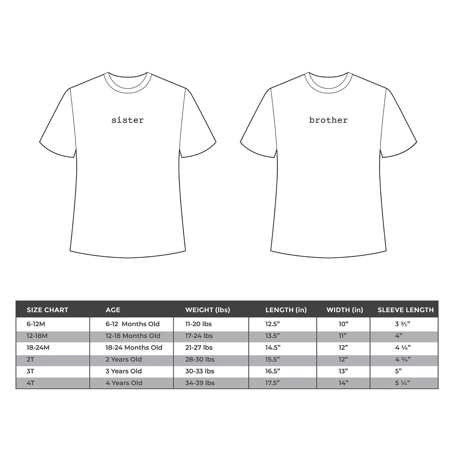 Sibling T-Shirt - Sister