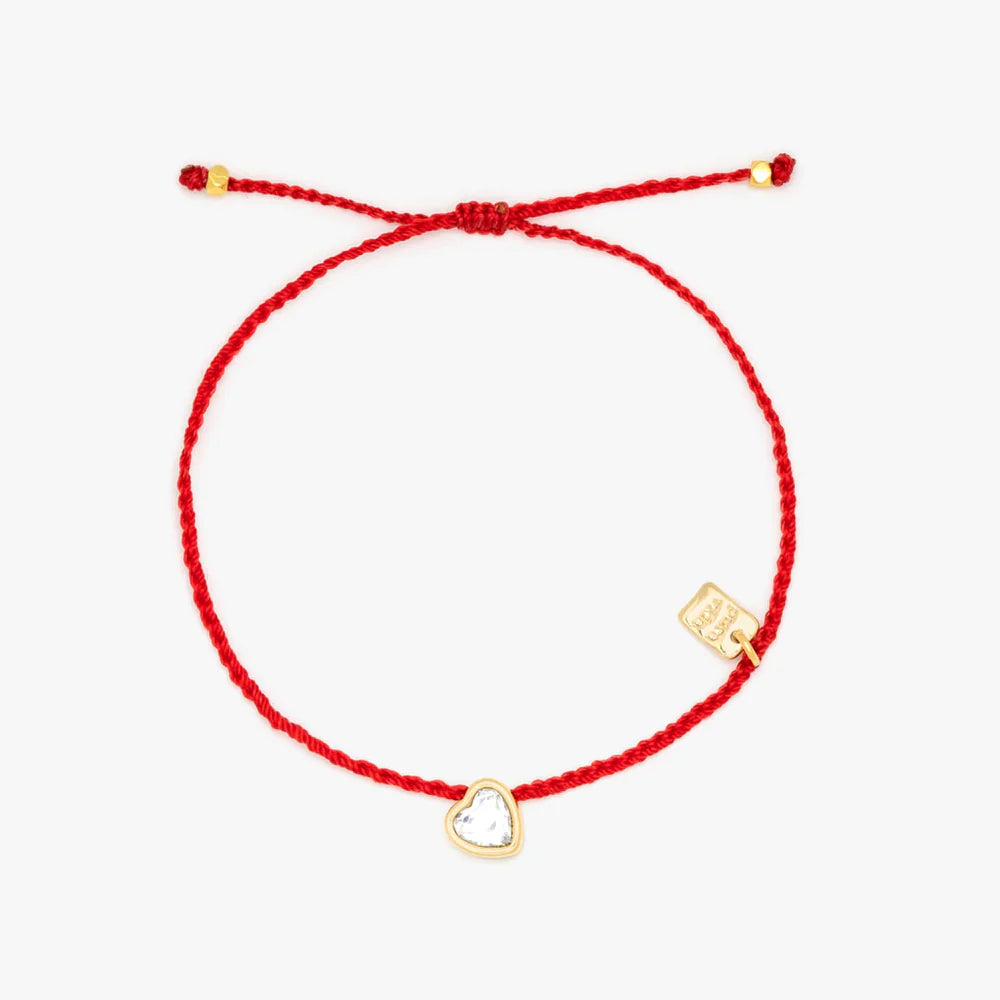 Pura Vida Dainty Heart Bead Bracelet (Final Sale)