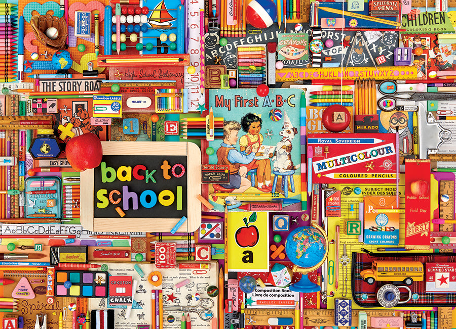 Back to School 1000 Piece Puzzle