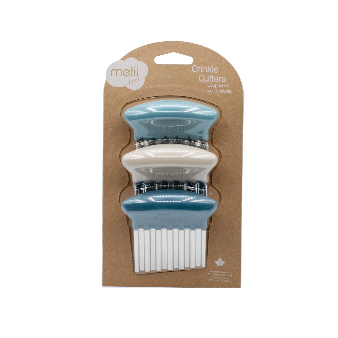 Luxe Crinkle Cutters - Blue
