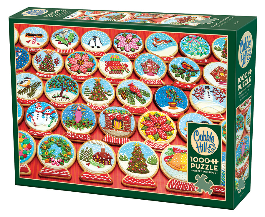 Snow Globe Cookies 1000 Piece Puzzle
