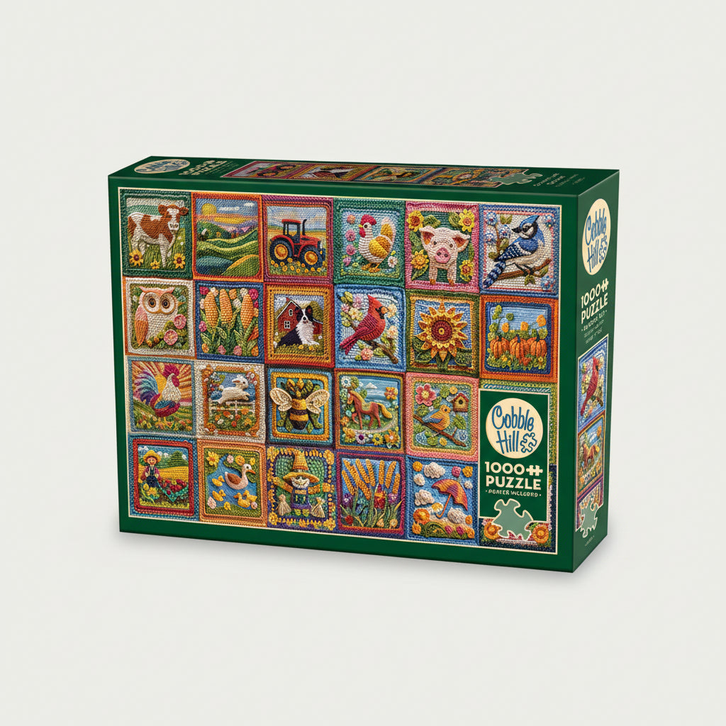 Country Life Crochet 1000 Piece Puzzle