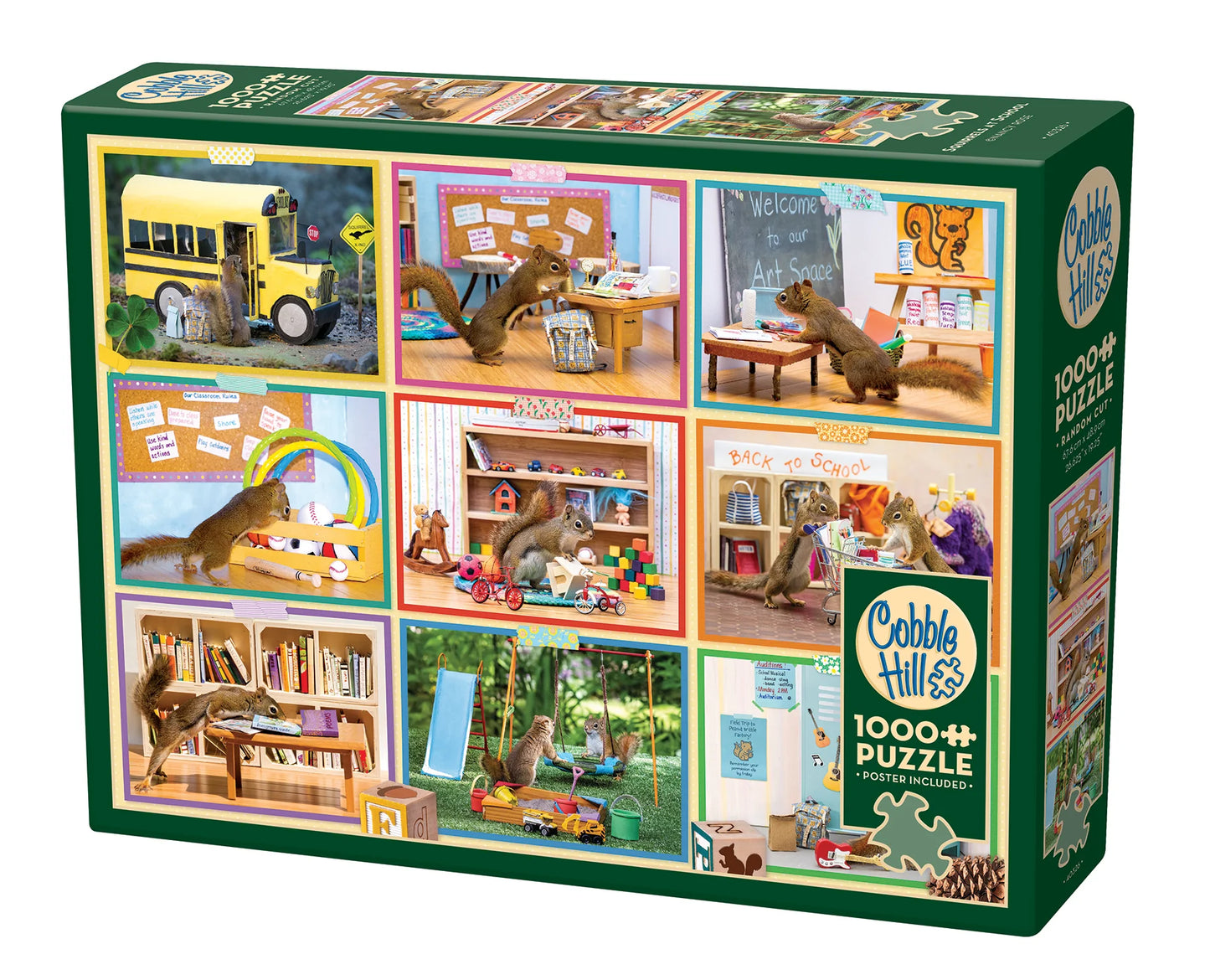 Squirrels at School 1000 Piece Puzzle