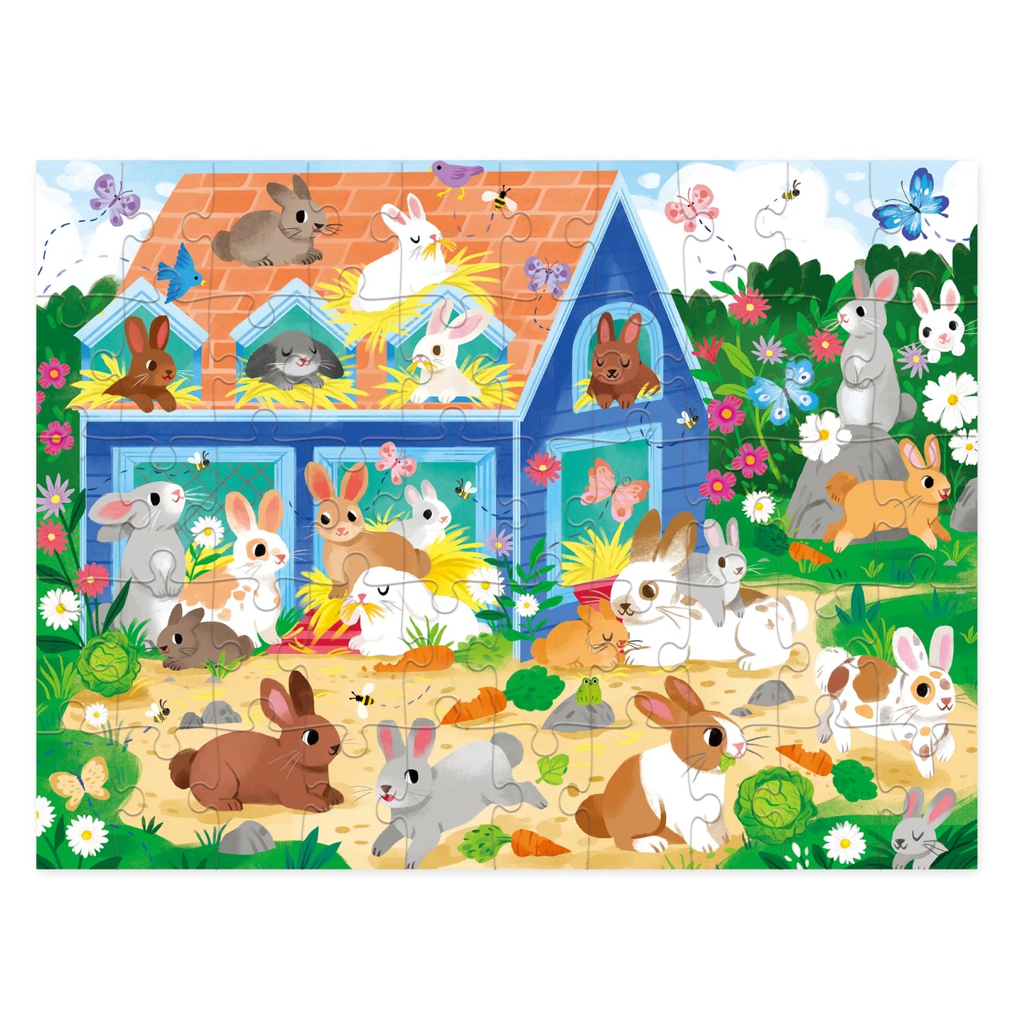 Crocodile Creek 50 Piece - Bunny House