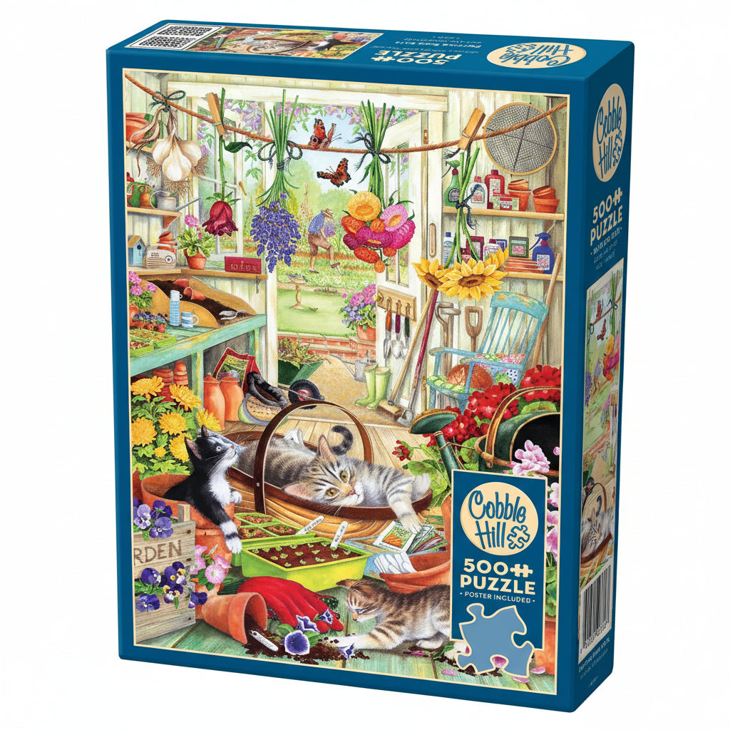 Potting Shed Cats 500 Piece Puzzle