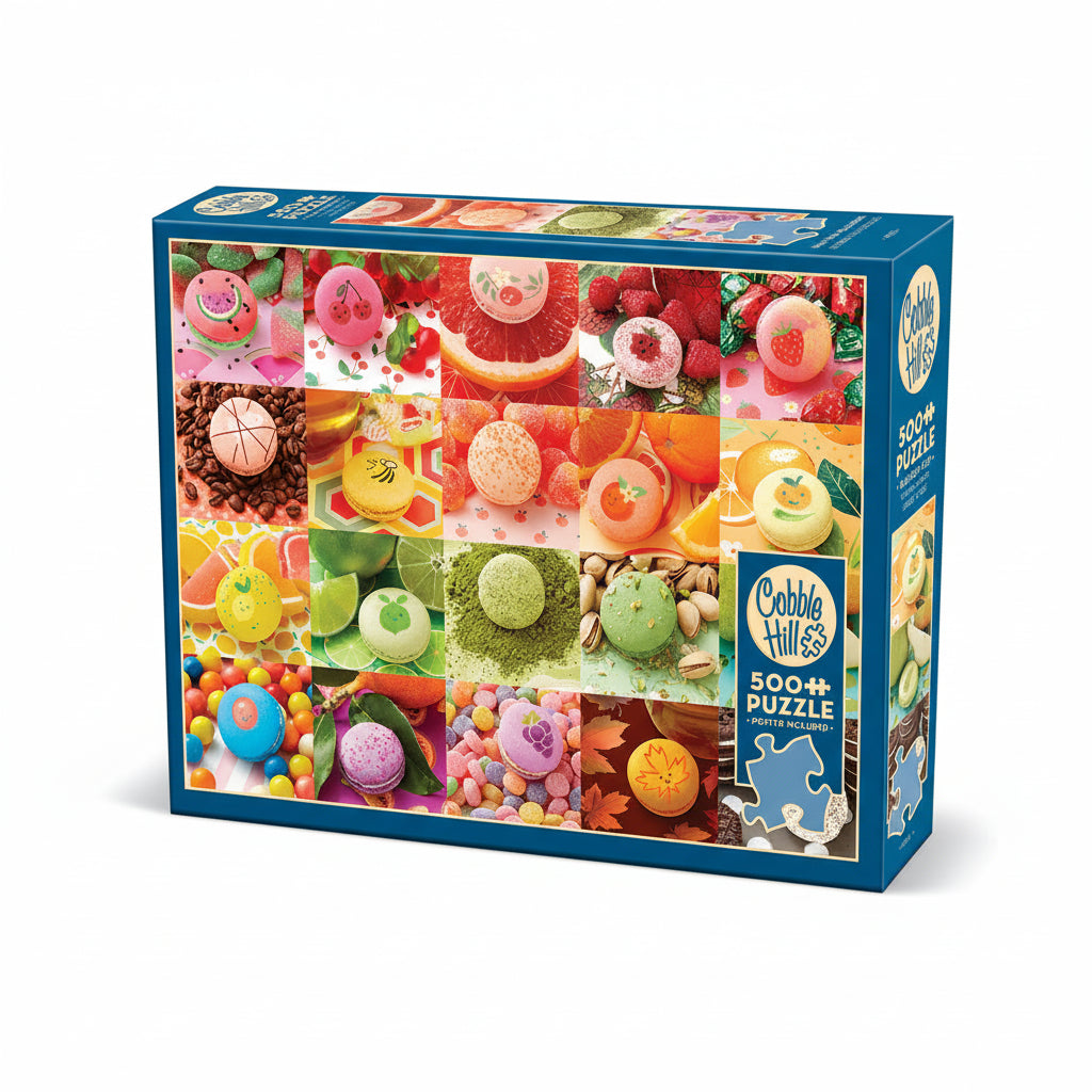 Nom Nom Macarons 500 Piece Puzzle