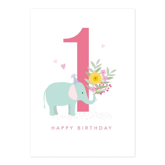 1st Birthday - Elephant