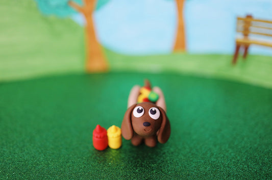 Hot Dog Dog DIY Polymer Clay Kit