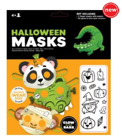 Decorate Your Own Halloween Masks