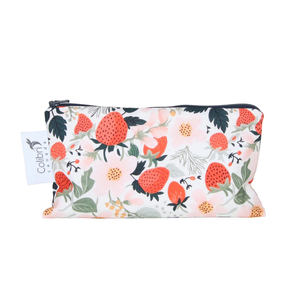 Strawberry Patch Reusable Snack Bag