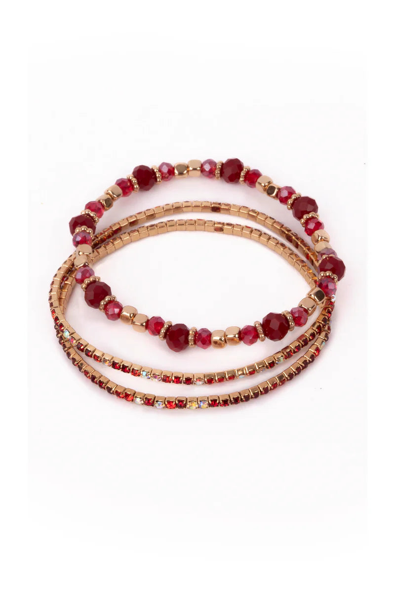 Ruby Red Bracelets