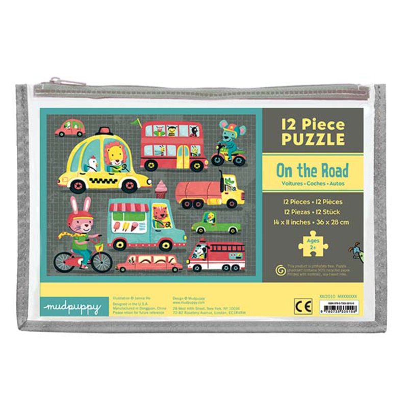 Mudpuppy 12 Piece Pouch Puzzle