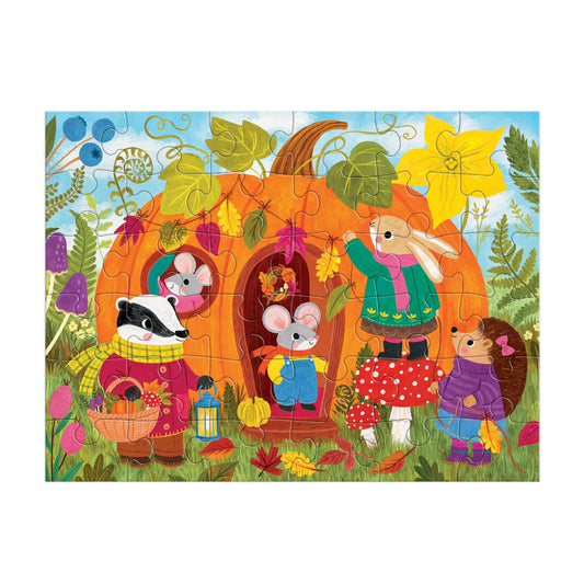 Mudpuppy 36 Piece Puzzle to Go - Pumpkin House