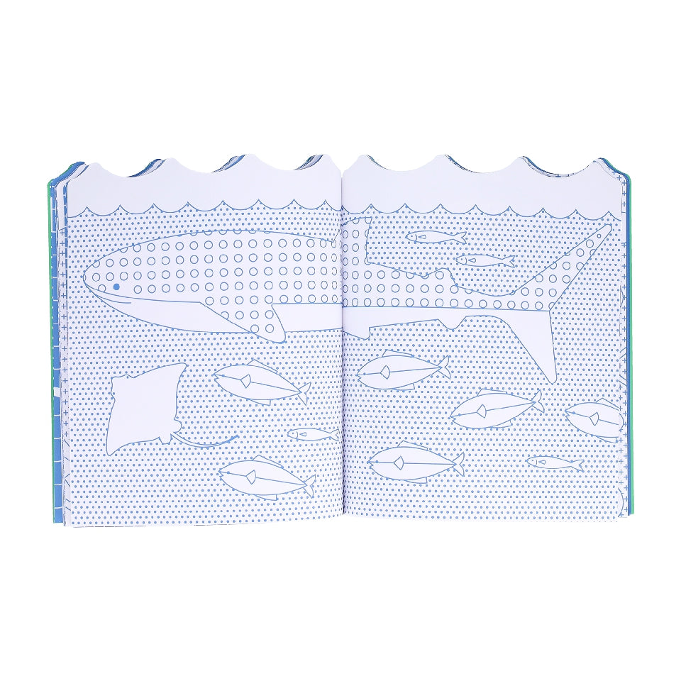 Ocean Colouring Book with Stickers