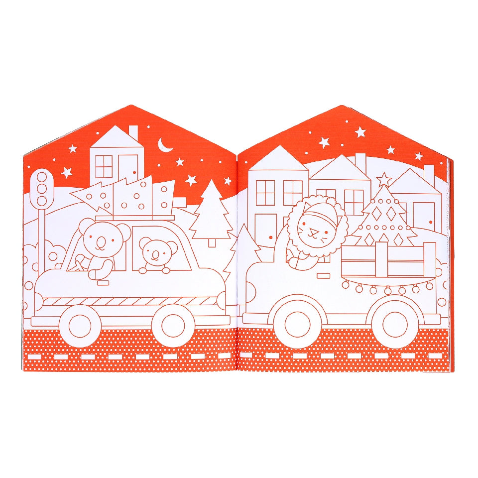 Christmas Colouring Book with Stickers