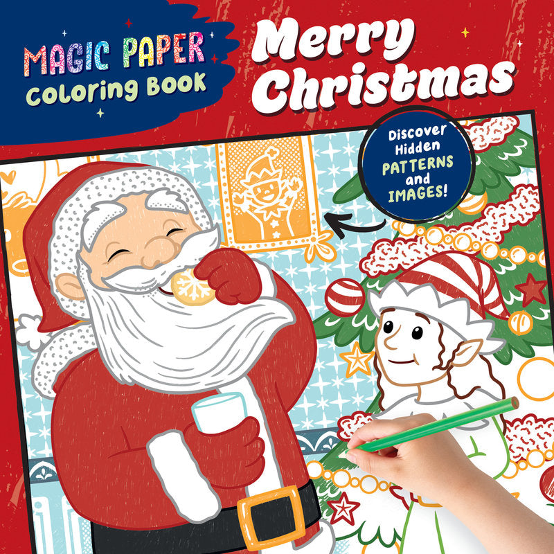 Magic Paper Colouring Book - Merry Christmas