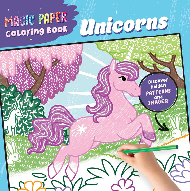 Magic Paper Colouring Book - Unicorns