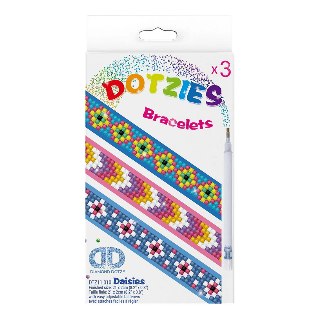 Dotzies Bracelet Kit - Daisies