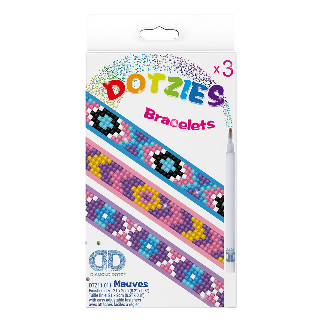 Dotzies Bracelet Kit - Mauves