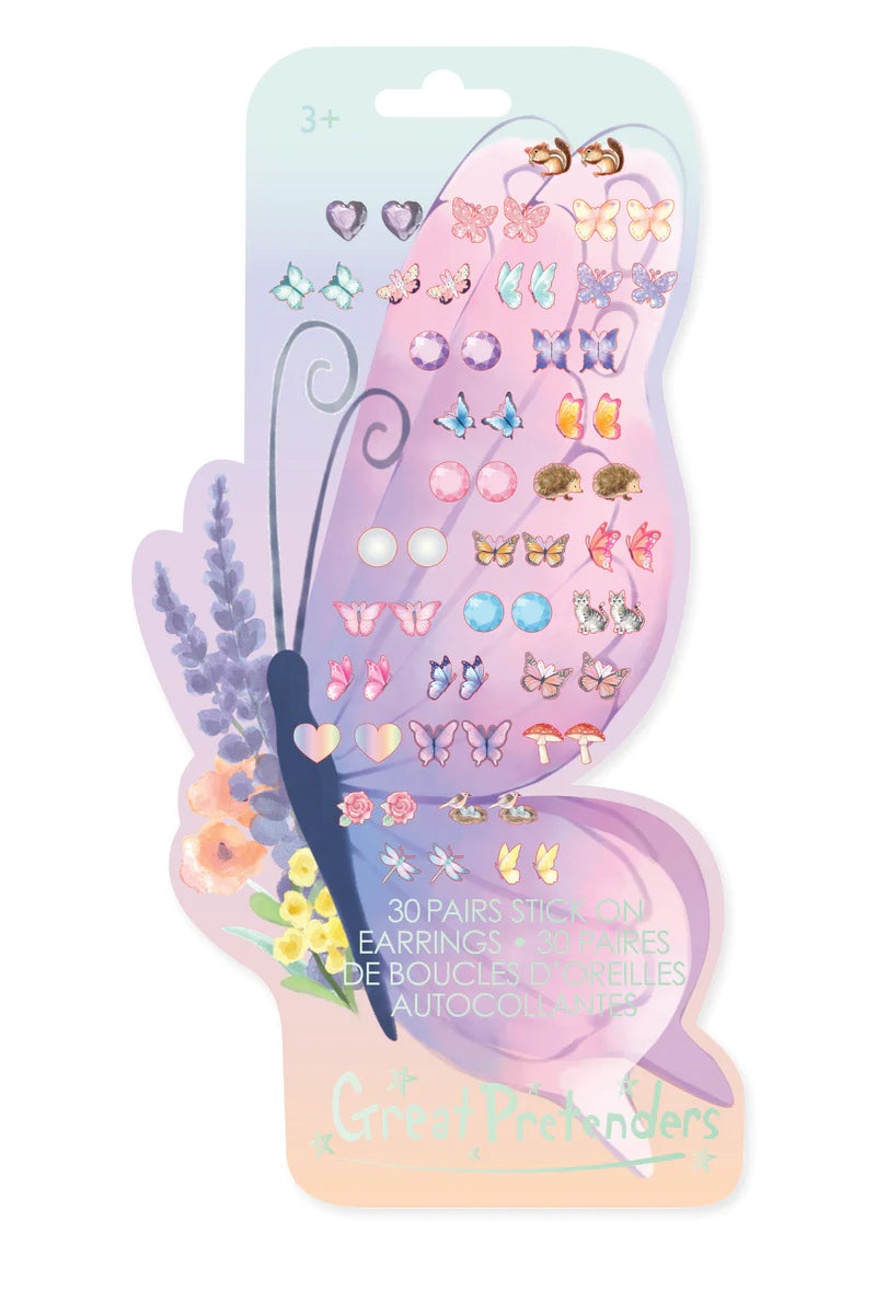 Stick On Earrings - Butterfly