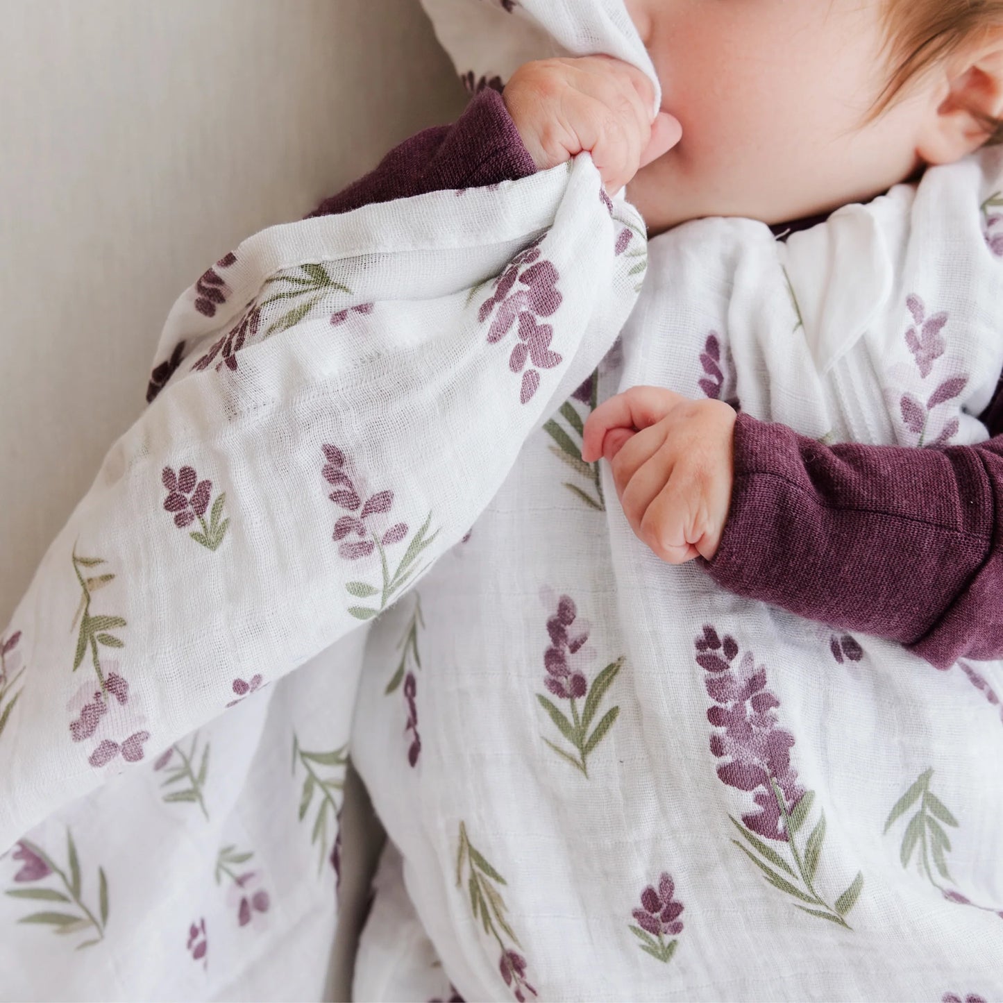 Perlimpinpin Muslin Swaddle - Lavender