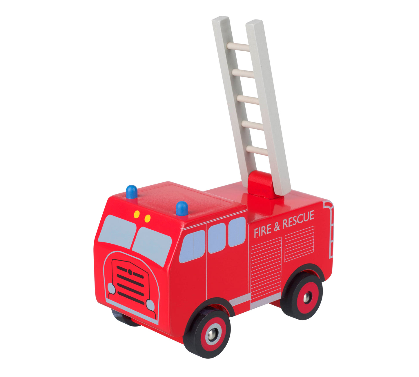 Wooden Vintage Fire Truck