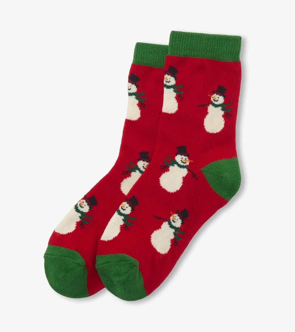 Vintage Snowmen Socks
