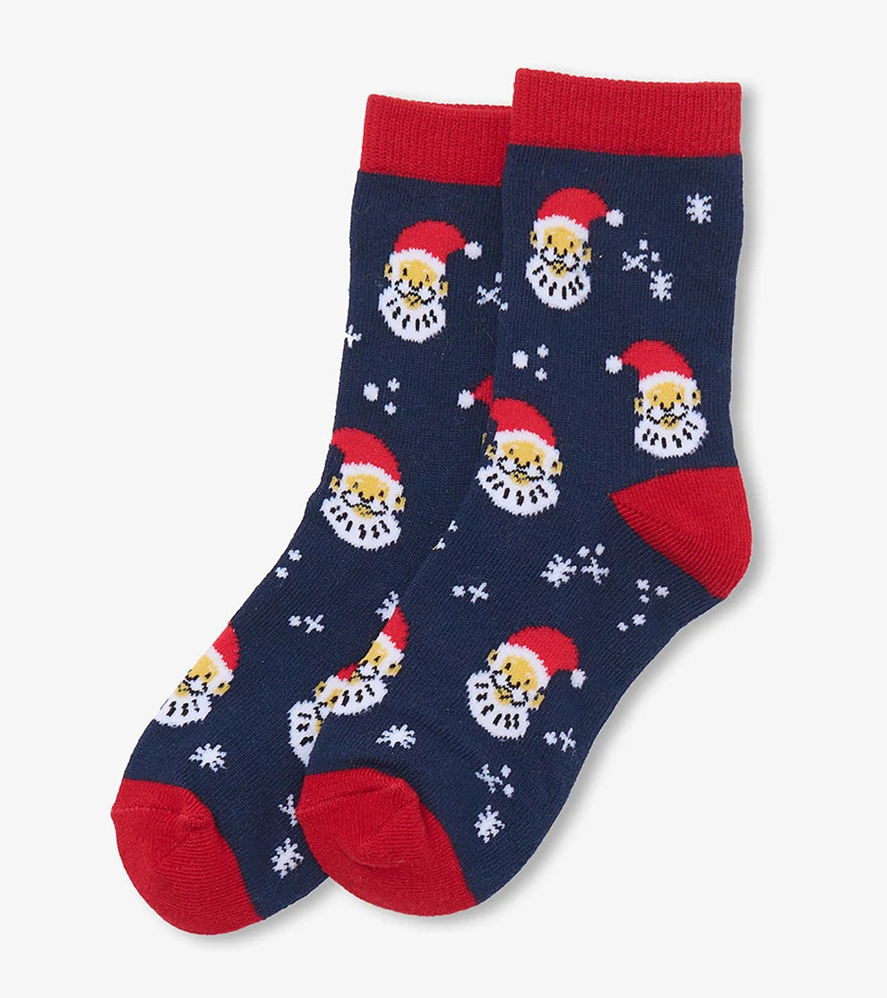 All Over Santas Socks