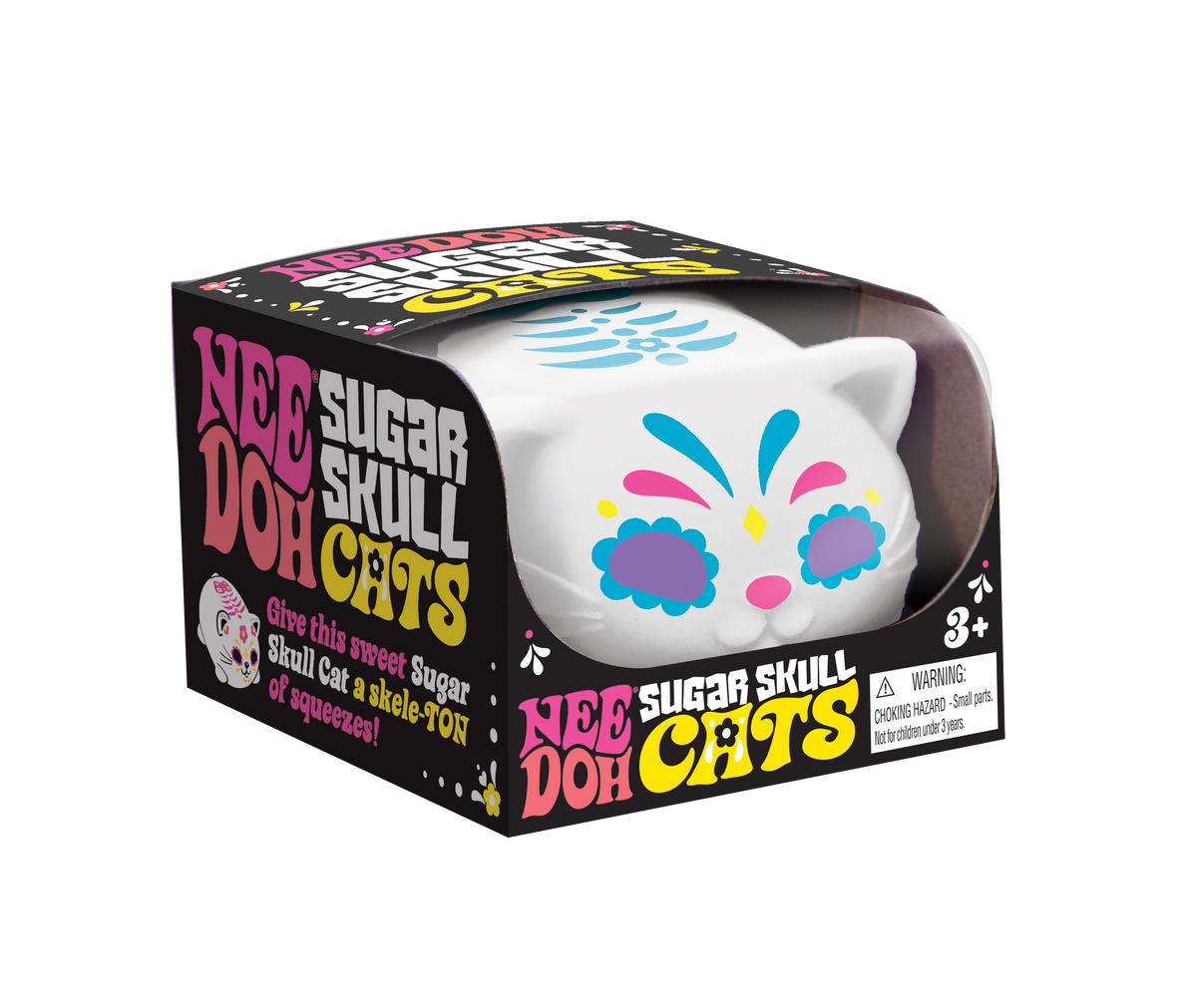 Nee Doh Sugar Skull Cool Cat