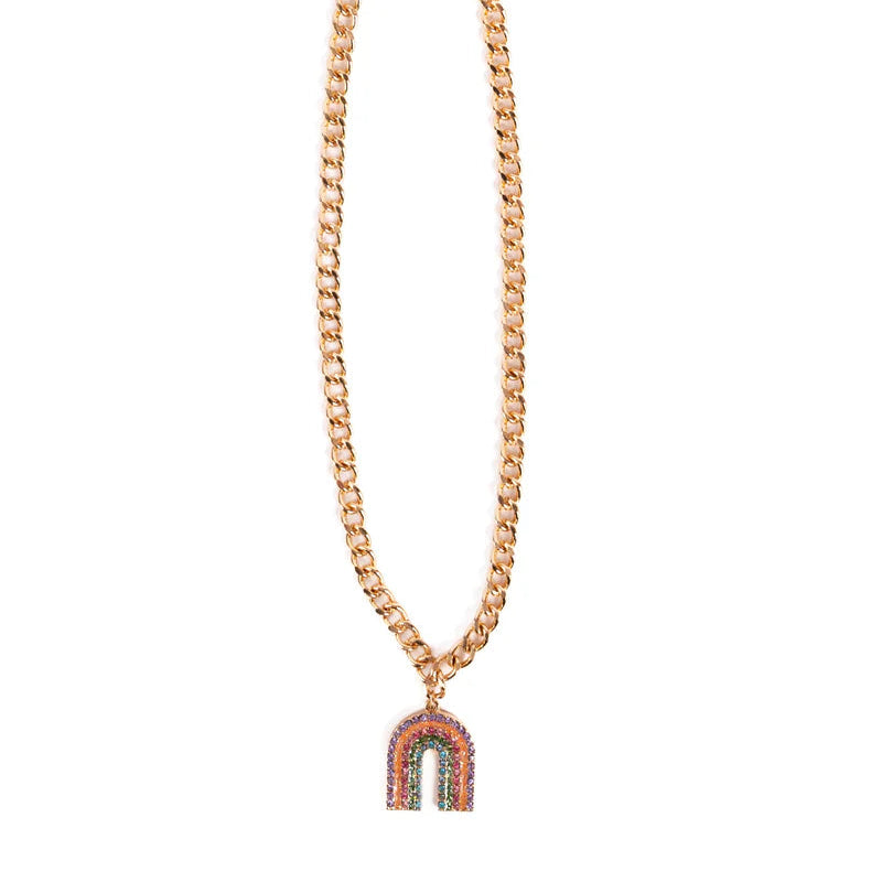 Somewhere over the Rhinestone Boutique Chic Necklace