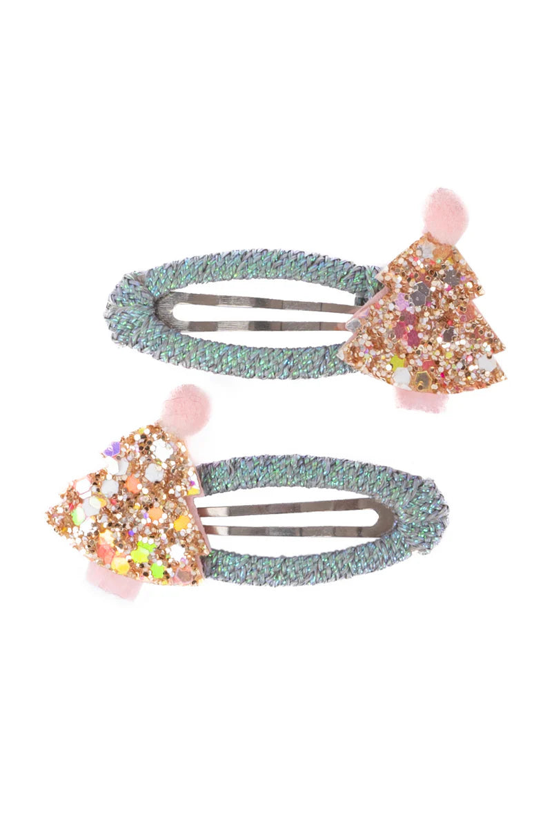 Minty Christmas Hairclips