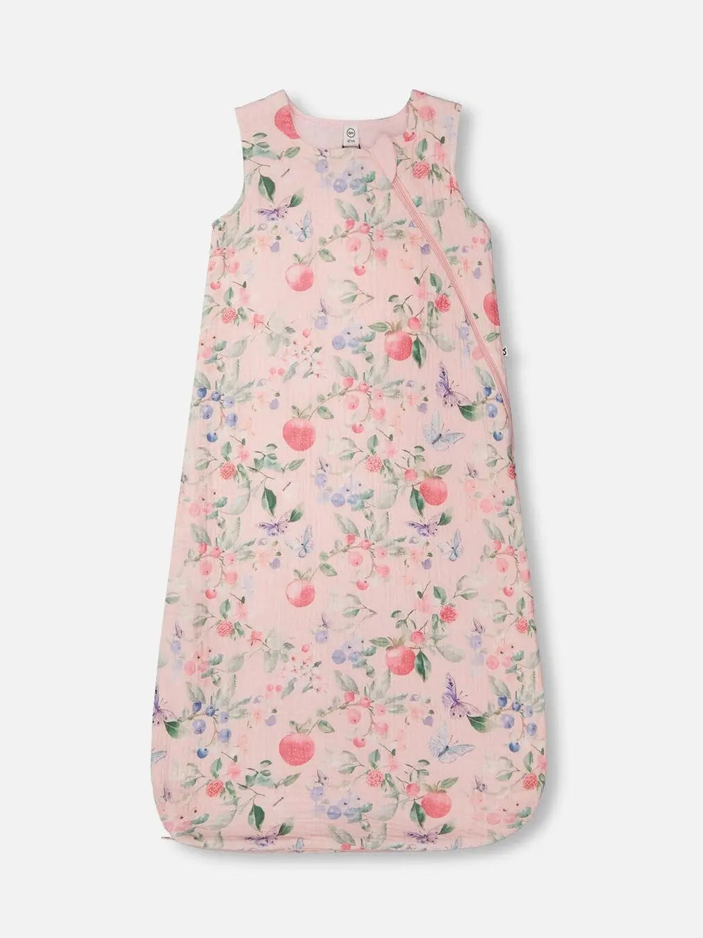 Deux par Deux Cotton Jersey Muslin Sleep Bag - Berries