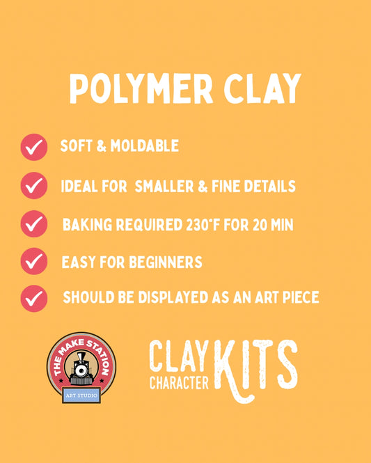 Buzz the Bunny DIY Polymer Clay Kit