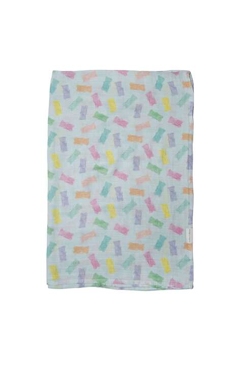 Loulou Lollipop Muslin Swaddle - Gummy Bears